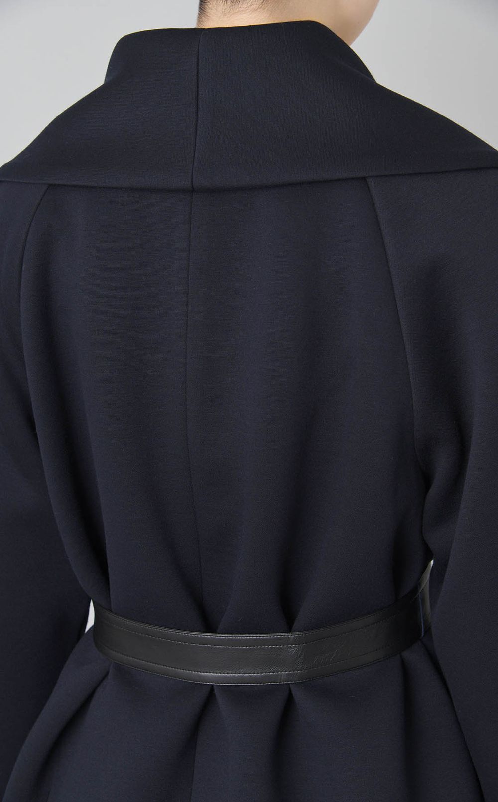 ショールカラーダンボールニットコート