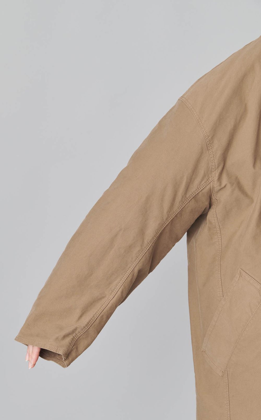 ロングステンカラーコート