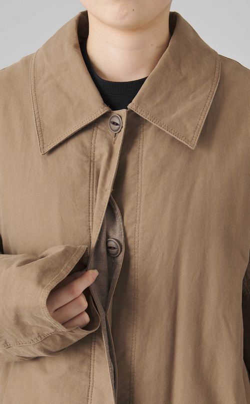 ロングステンカラーコート