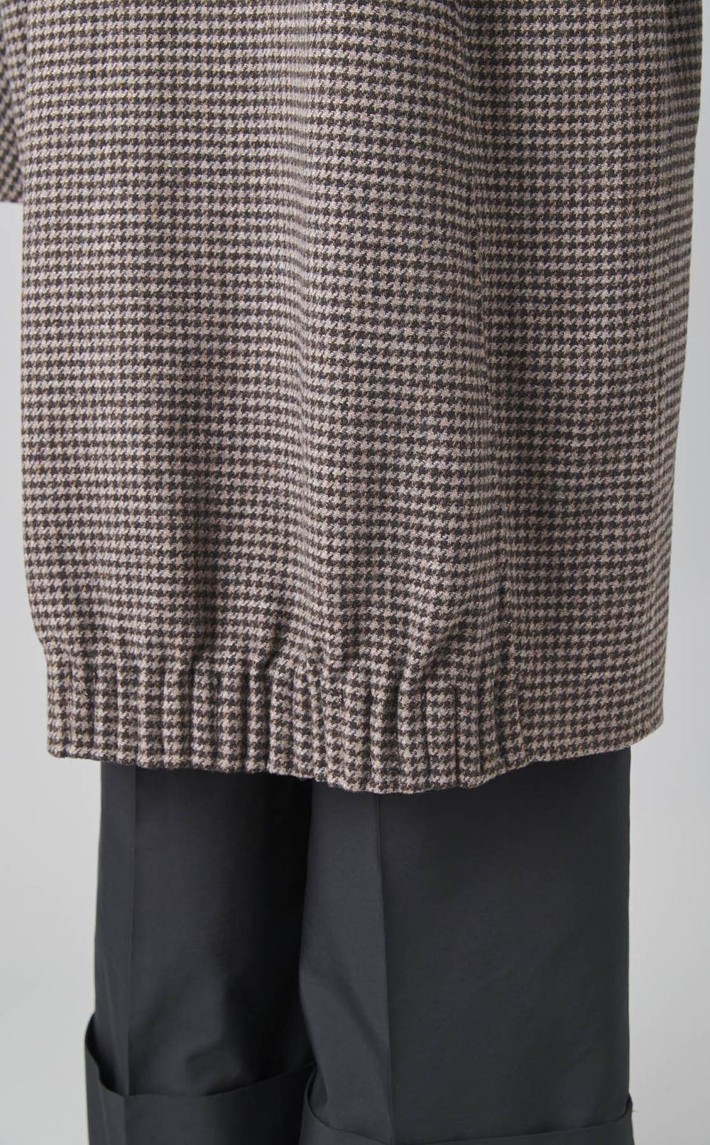 ショールカラーロングコート