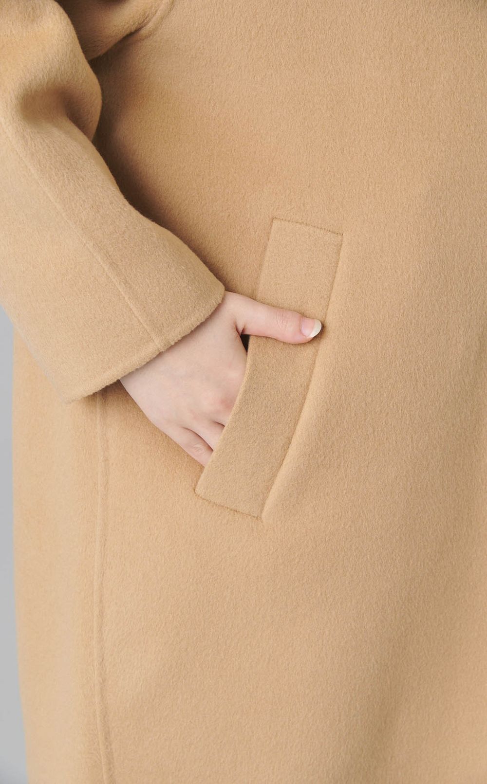 ダブルフェイスコクーンコート