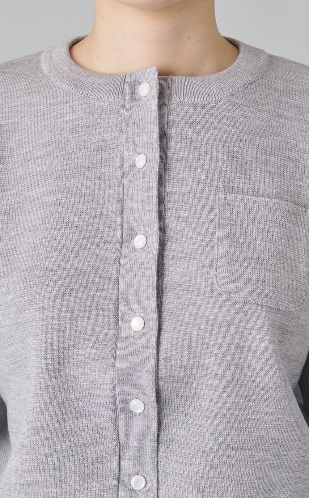 【別注】ミラノリブクルーカーディガン