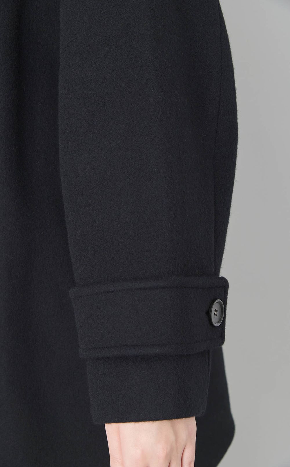 Aラインウールミドルコート