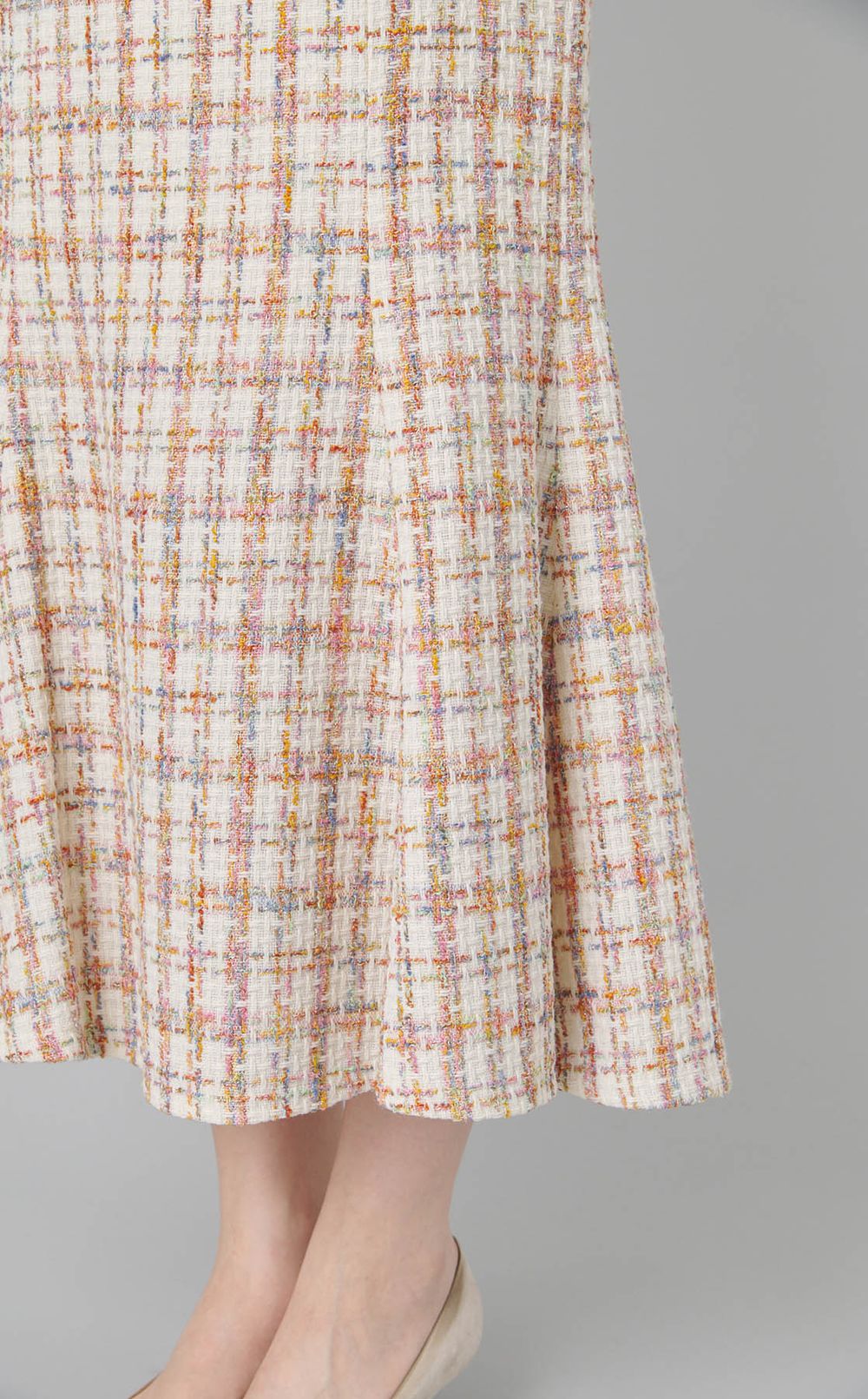 ツイードマーメイドスカート