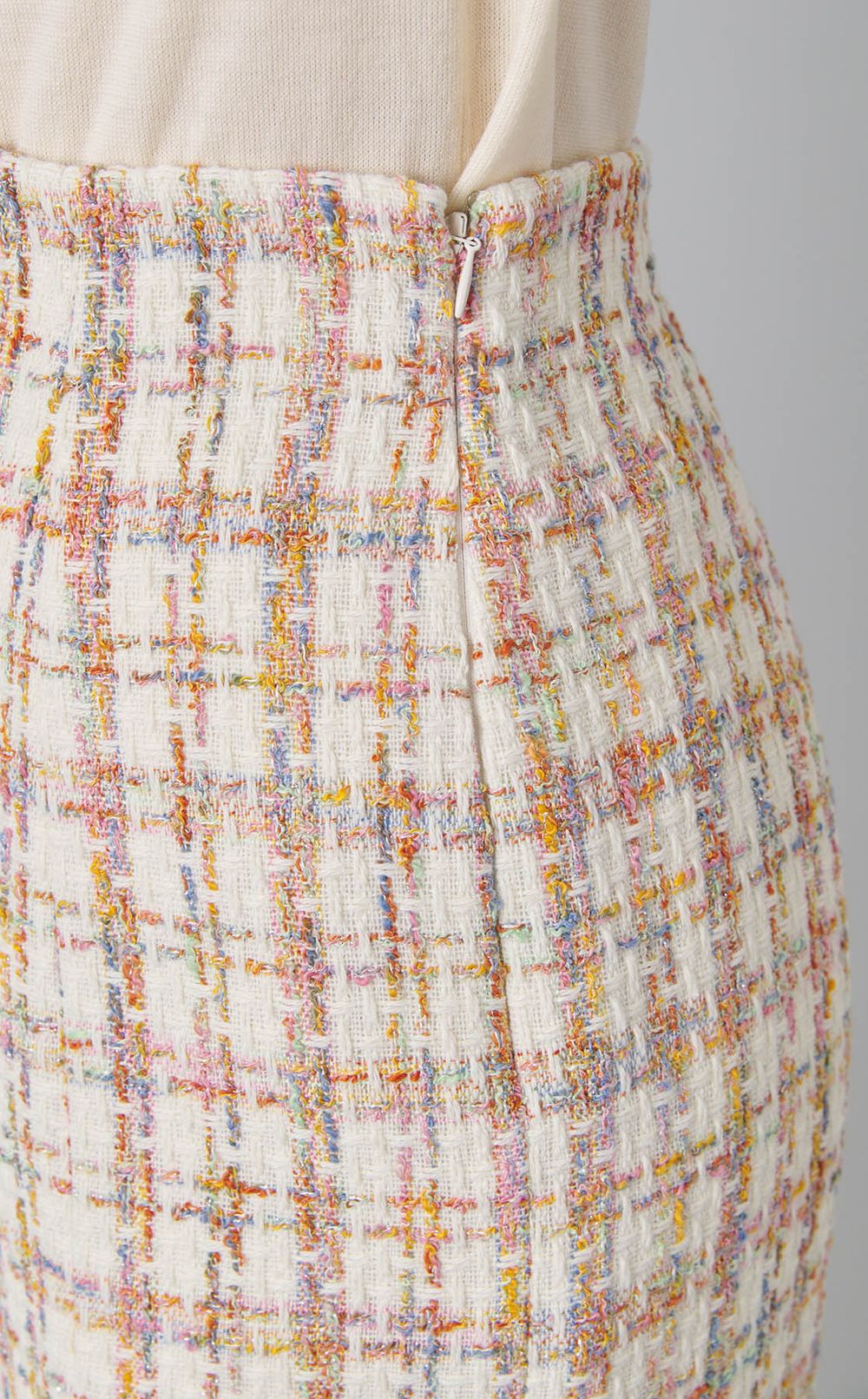 ツイードマーメイドスカート