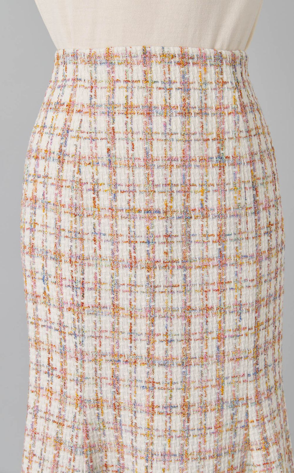 ツイードマーメイドスカート