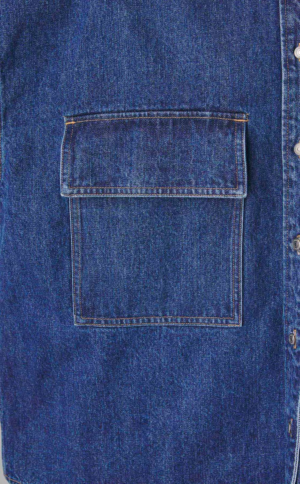 オーバーサイズデニムシャツブルゾン