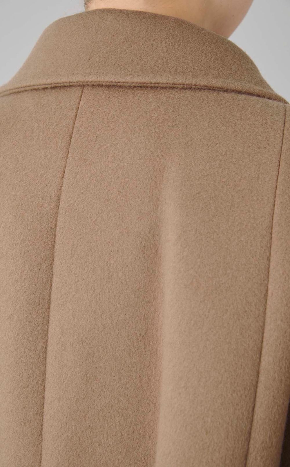 Aラインウールミドルコート