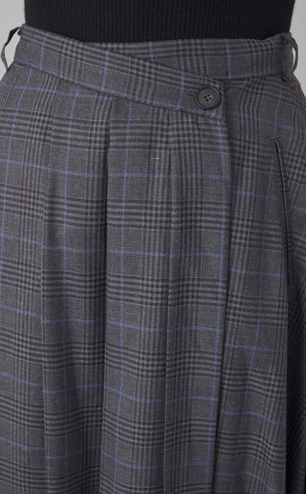 プリーツスカートレイヤードパンツ