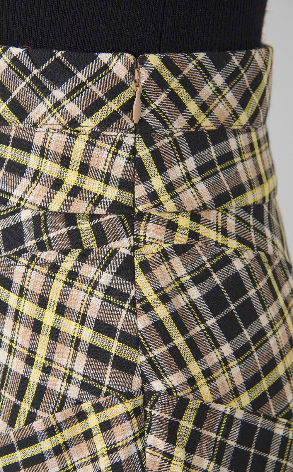 ランダムチェックフレアスカート