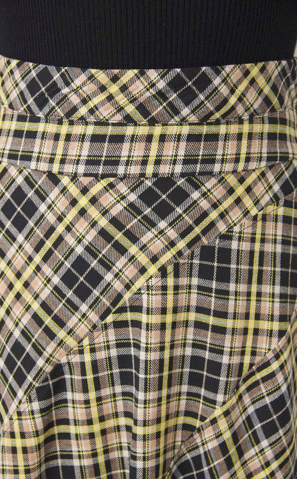 ランダムチェックフレアスカート