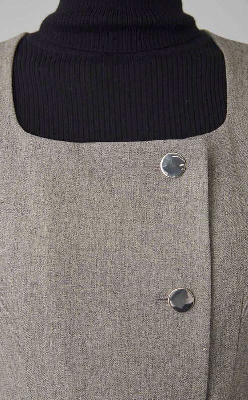 ダブルヘリンボーンジレワンピース