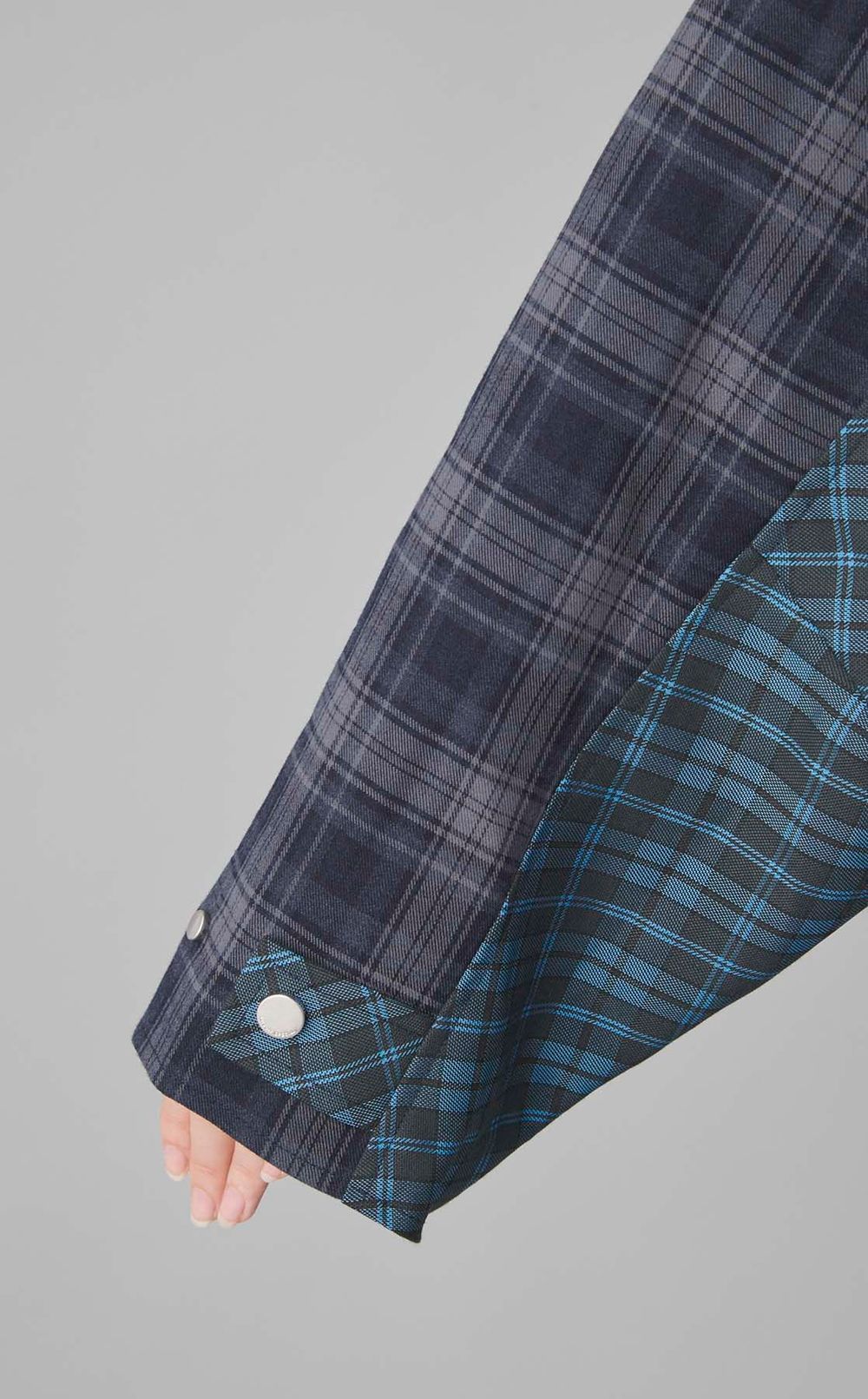 チェックオーバーモッズコート