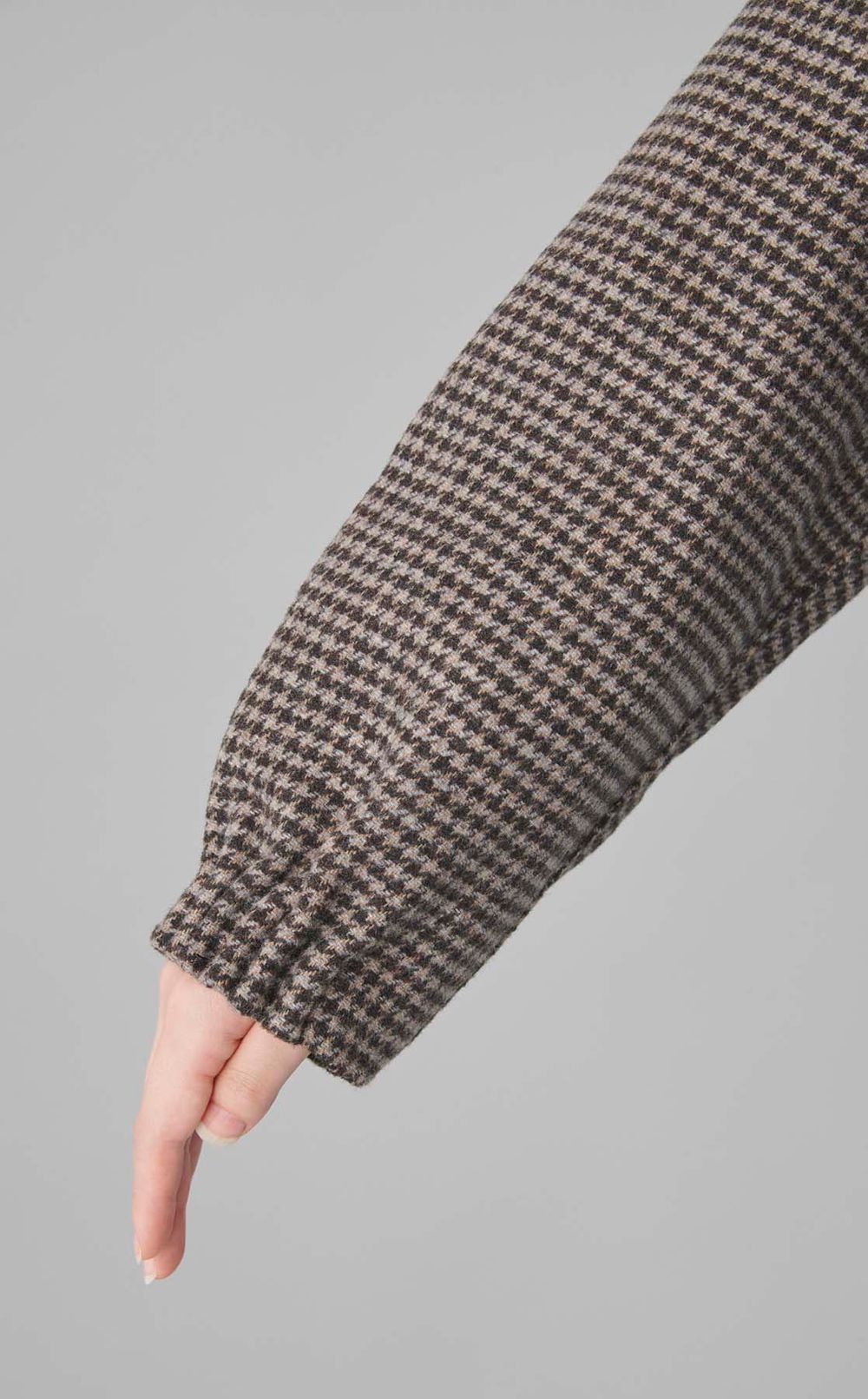 ウールショートギャザーブルゾン