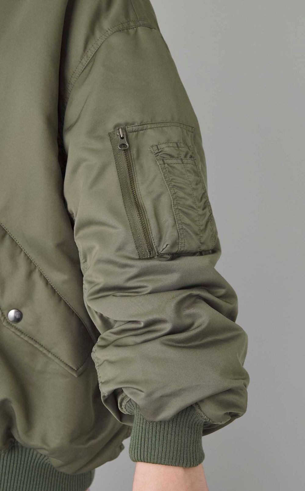 ギャザースリーブボリュームMA-1