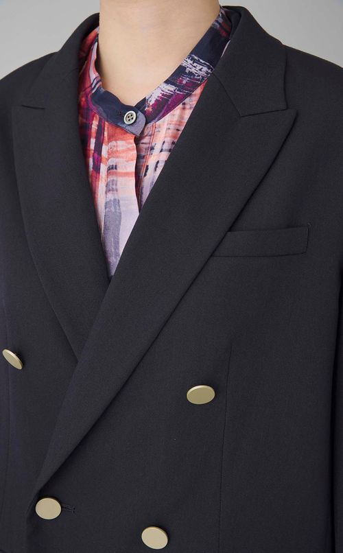 メタルボタンダブルジャケット