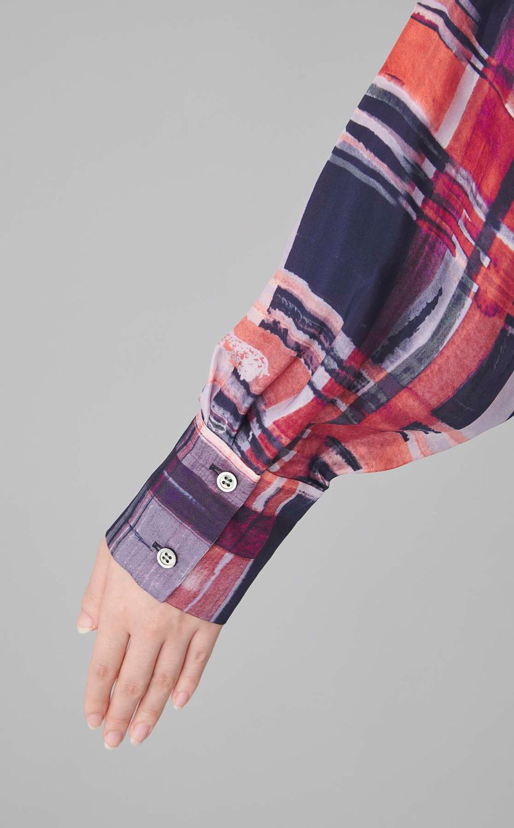 ペインティングプリントロングワンピース