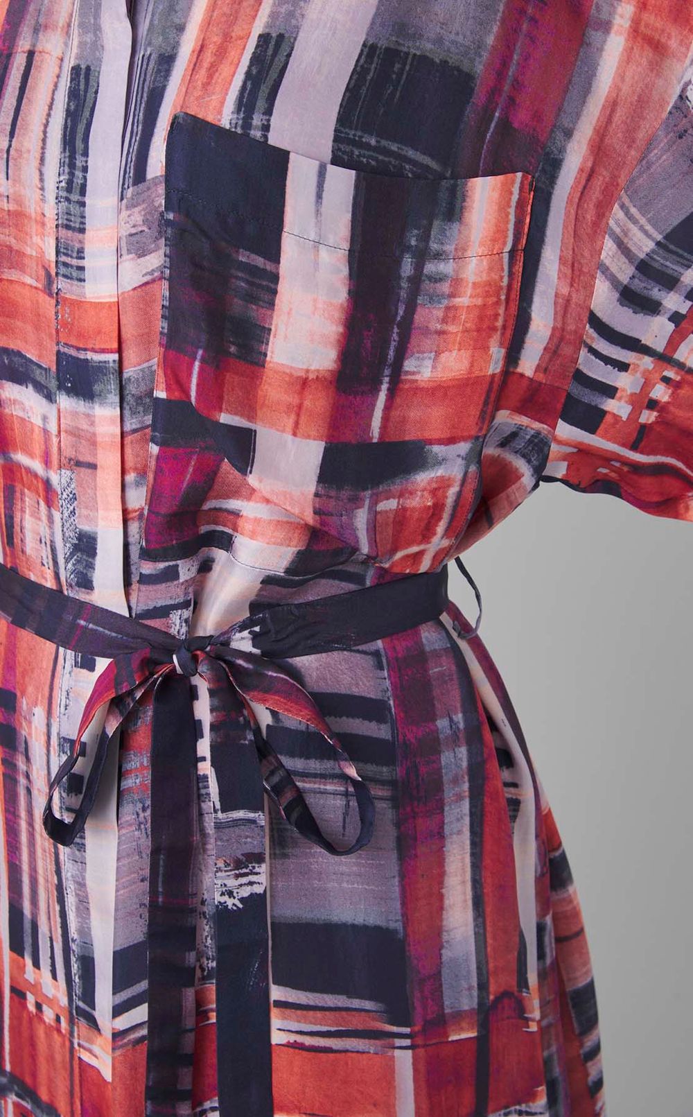 ペインティングプリントロングワンピース