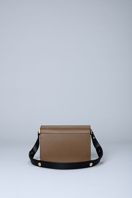 バイカラーミニトランクバッグ