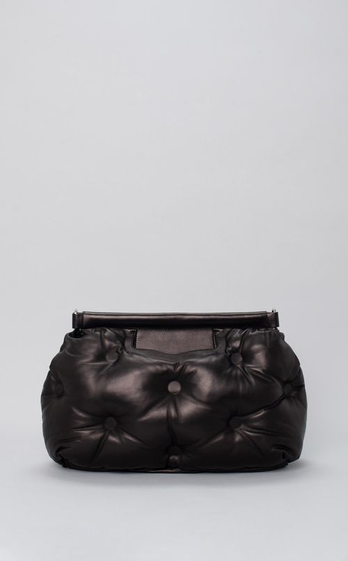 レザーミディアムキルティングバッグ