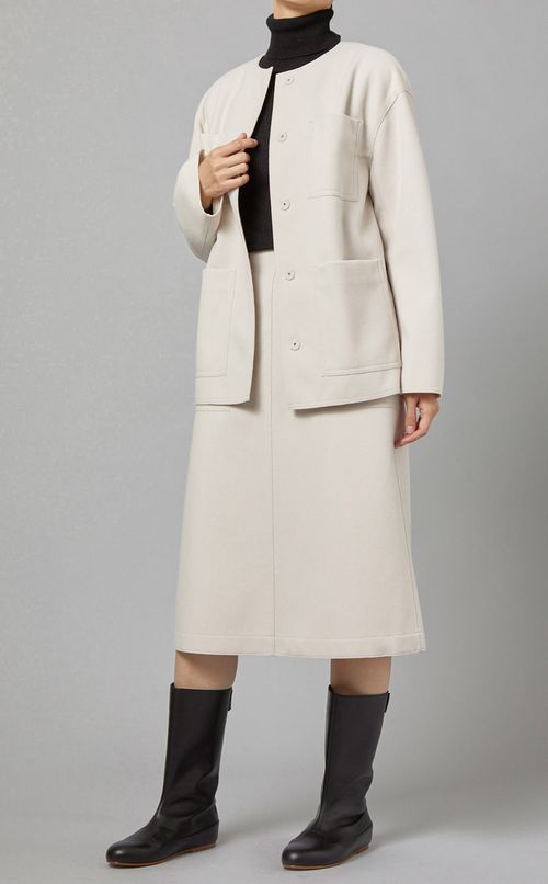 ジャージートラペーズスカート