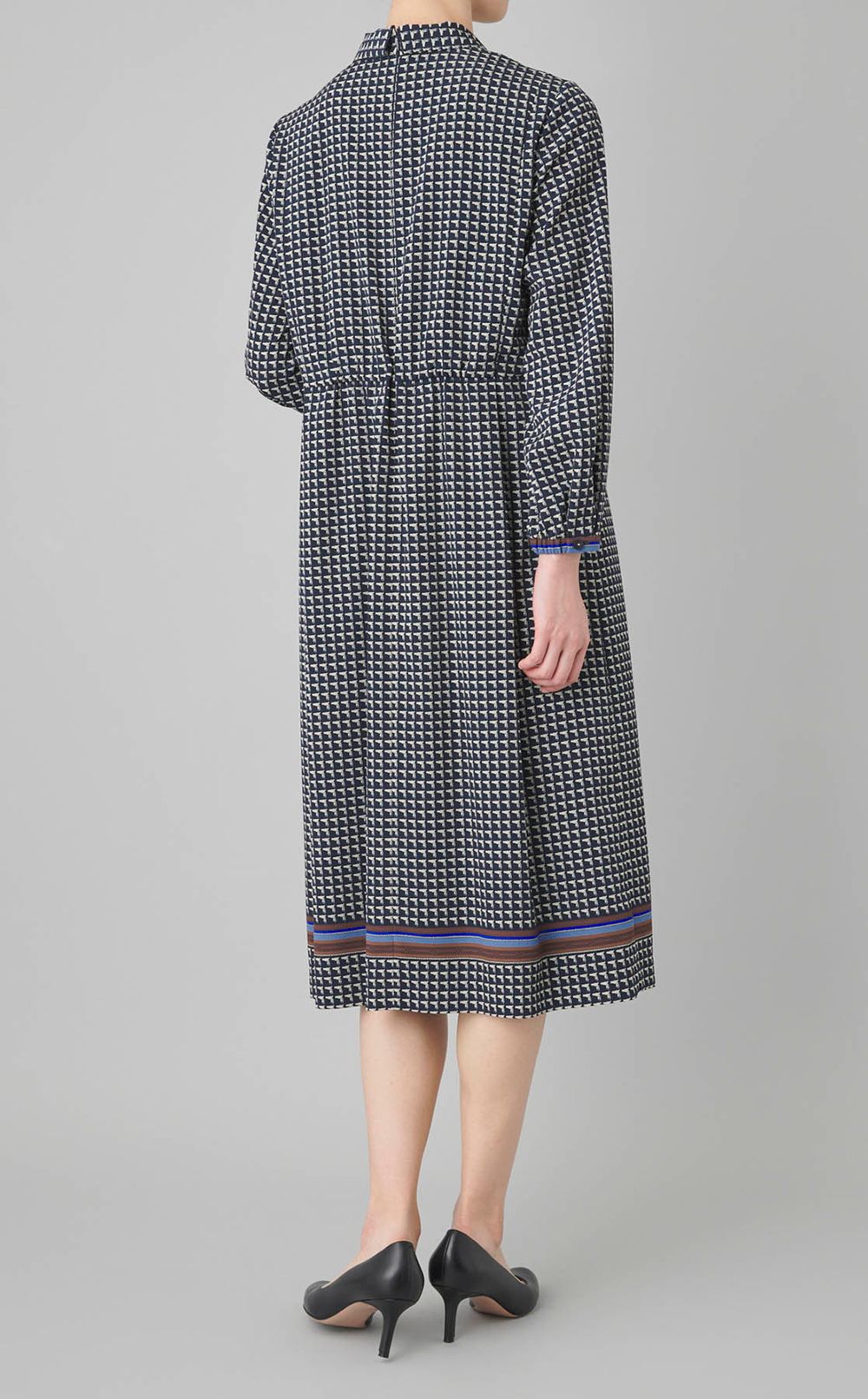 ホースプリントボウタイワンピース