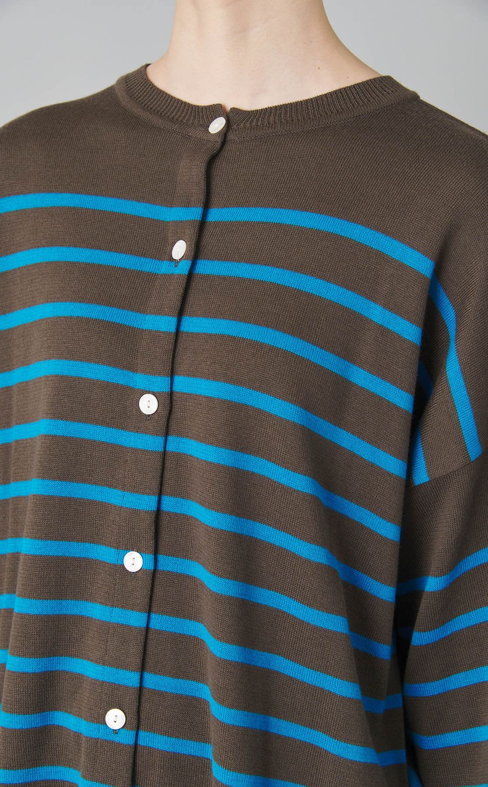 2wayワイドボーダーカーディガン