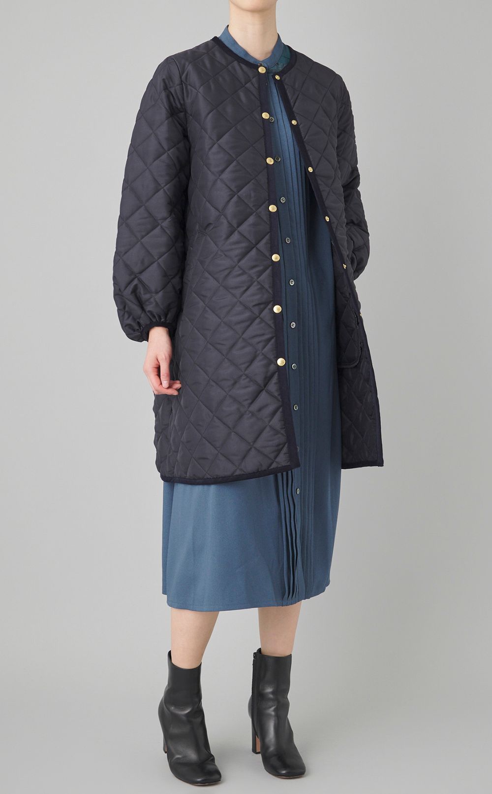 デニムシャツワンピース