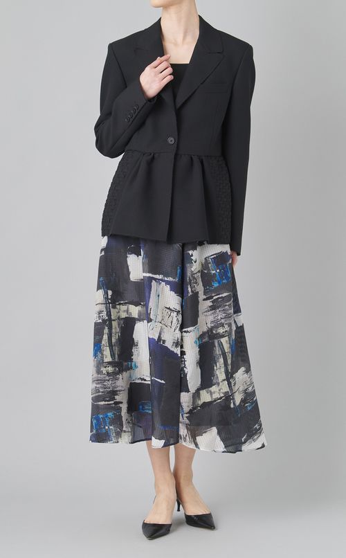 【reADdress】ラティススモッキングジャケット