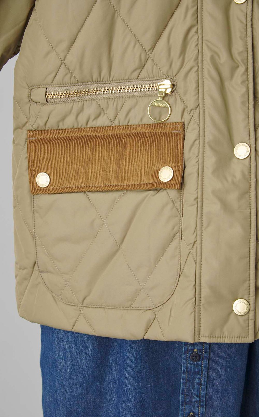 キルティングショートブルゾン