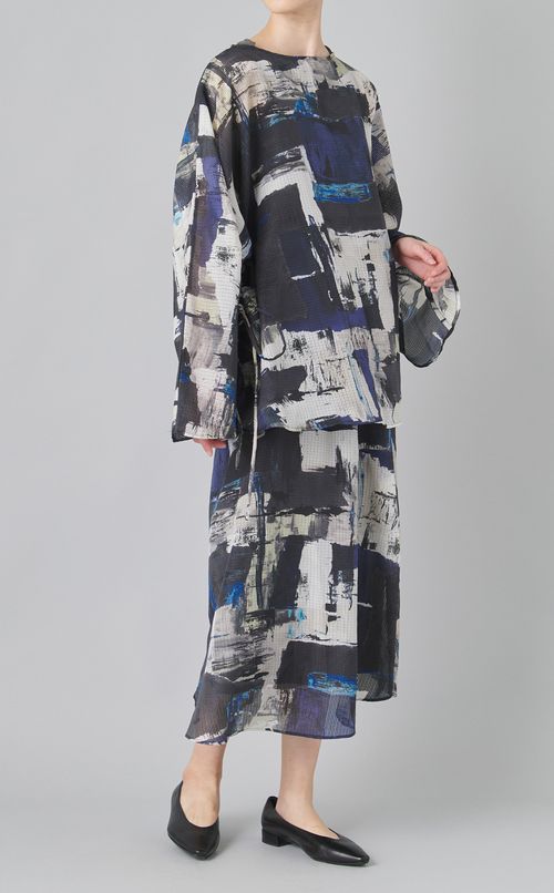 【reADdress】キモノスリーブブラウス