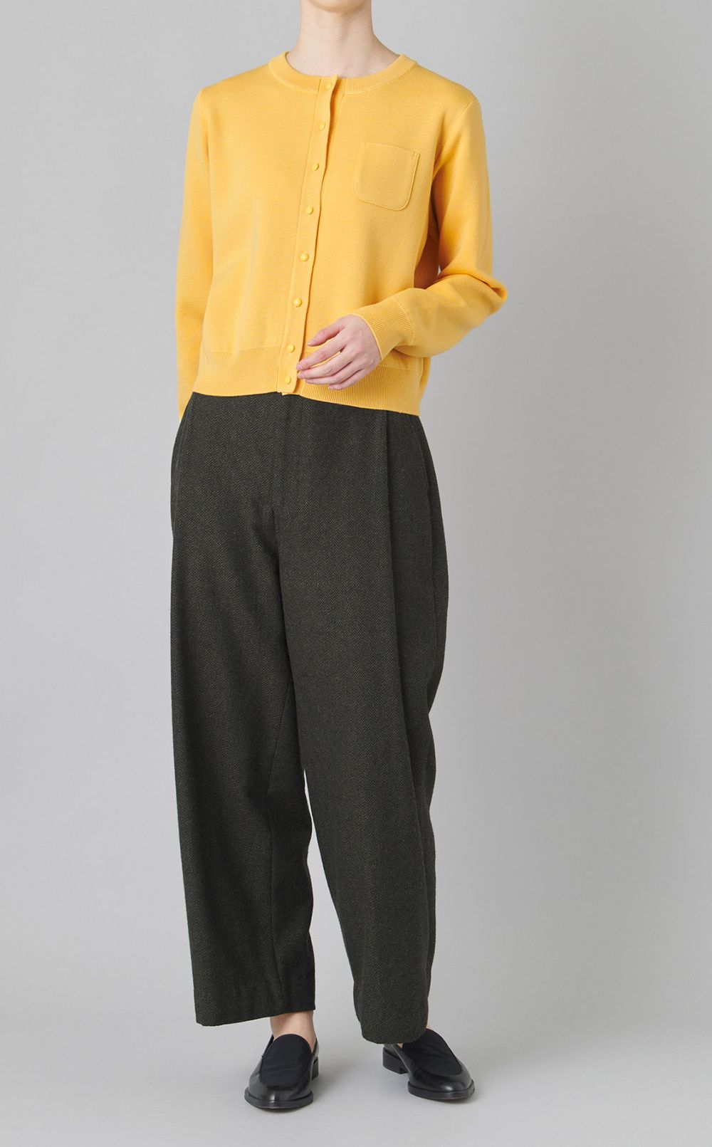 【別注】ミラノリブクルーカーディガン