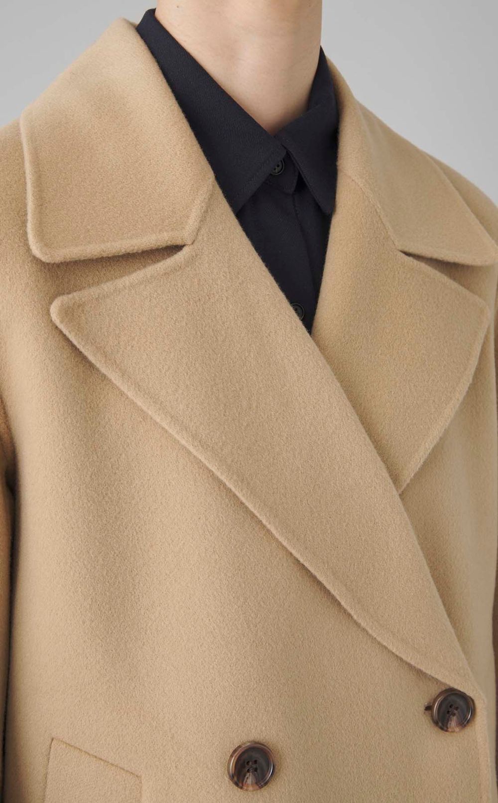 ウールカシミアピーコート
