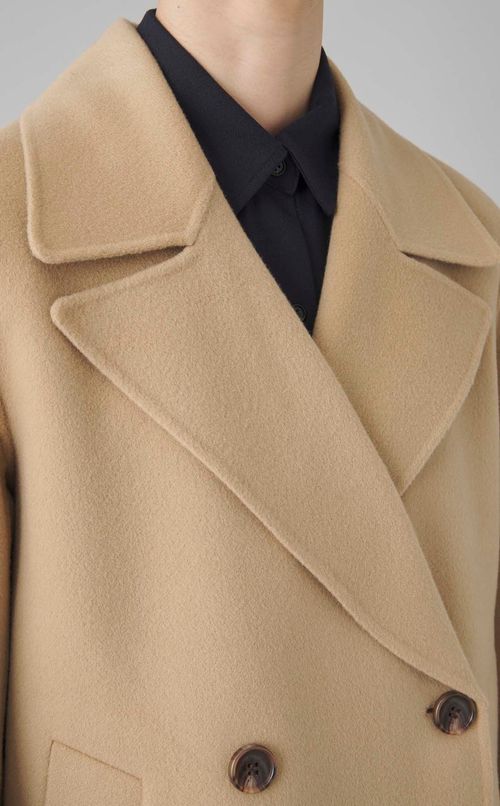 ウールカシミアピーコート