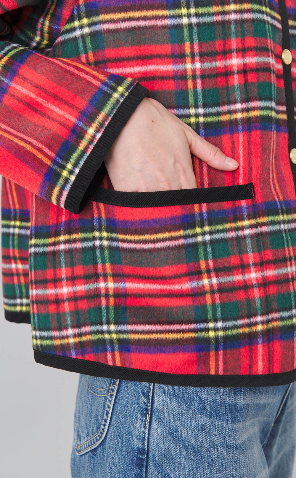 ビーバータータンチェックジャケット