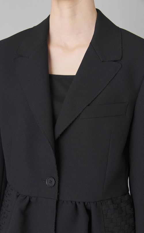 【reADdress】ラティススモッキングジャケット