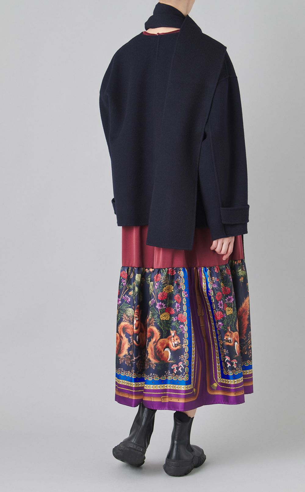 リバー仕立てショートコート