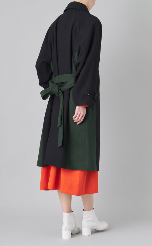 ウールダッフルPコート