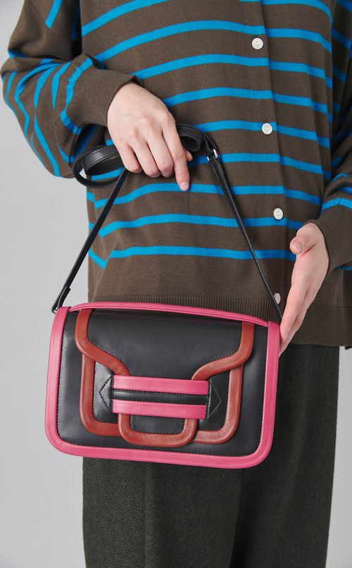 ALPHAカラーブロックショルダーバッグ