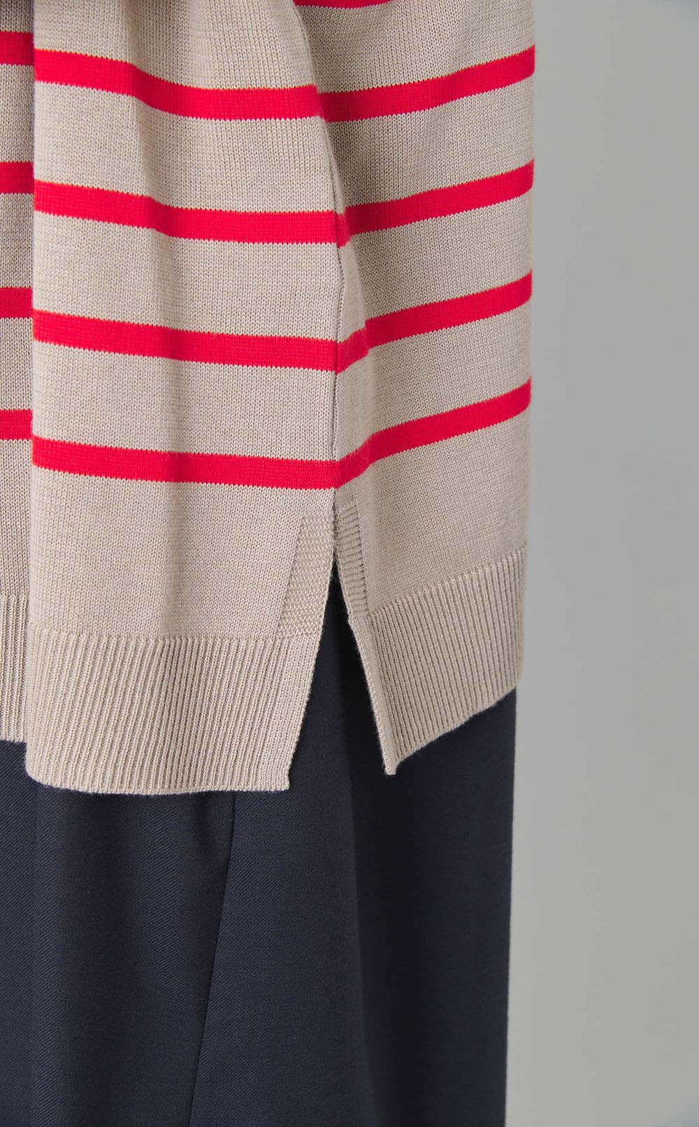 2wayワイドボーダーカーディガン