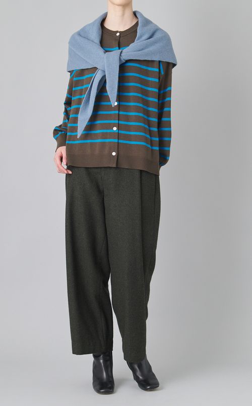 トライアングルカシミヤニットストール