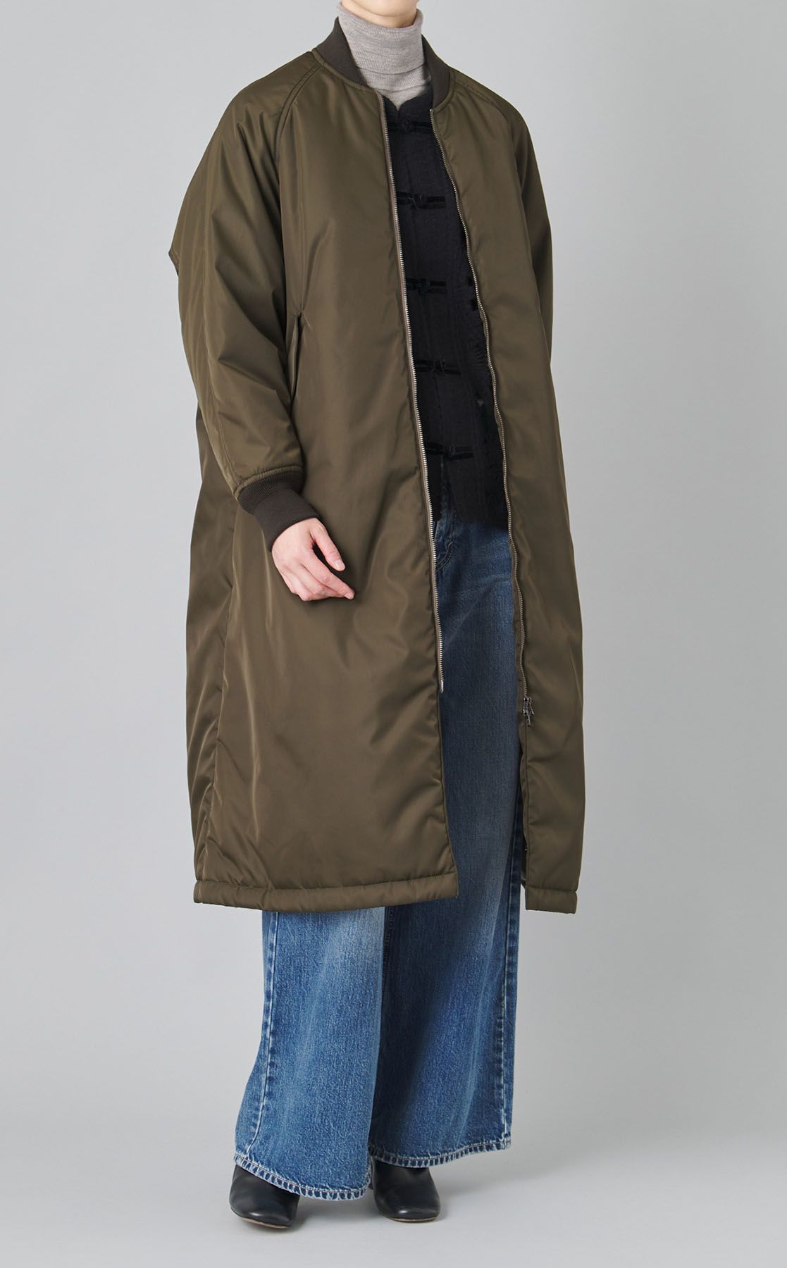 TICCA MA-1 ロングコート 別注】＜TICCA＞ロング MA―1 コート