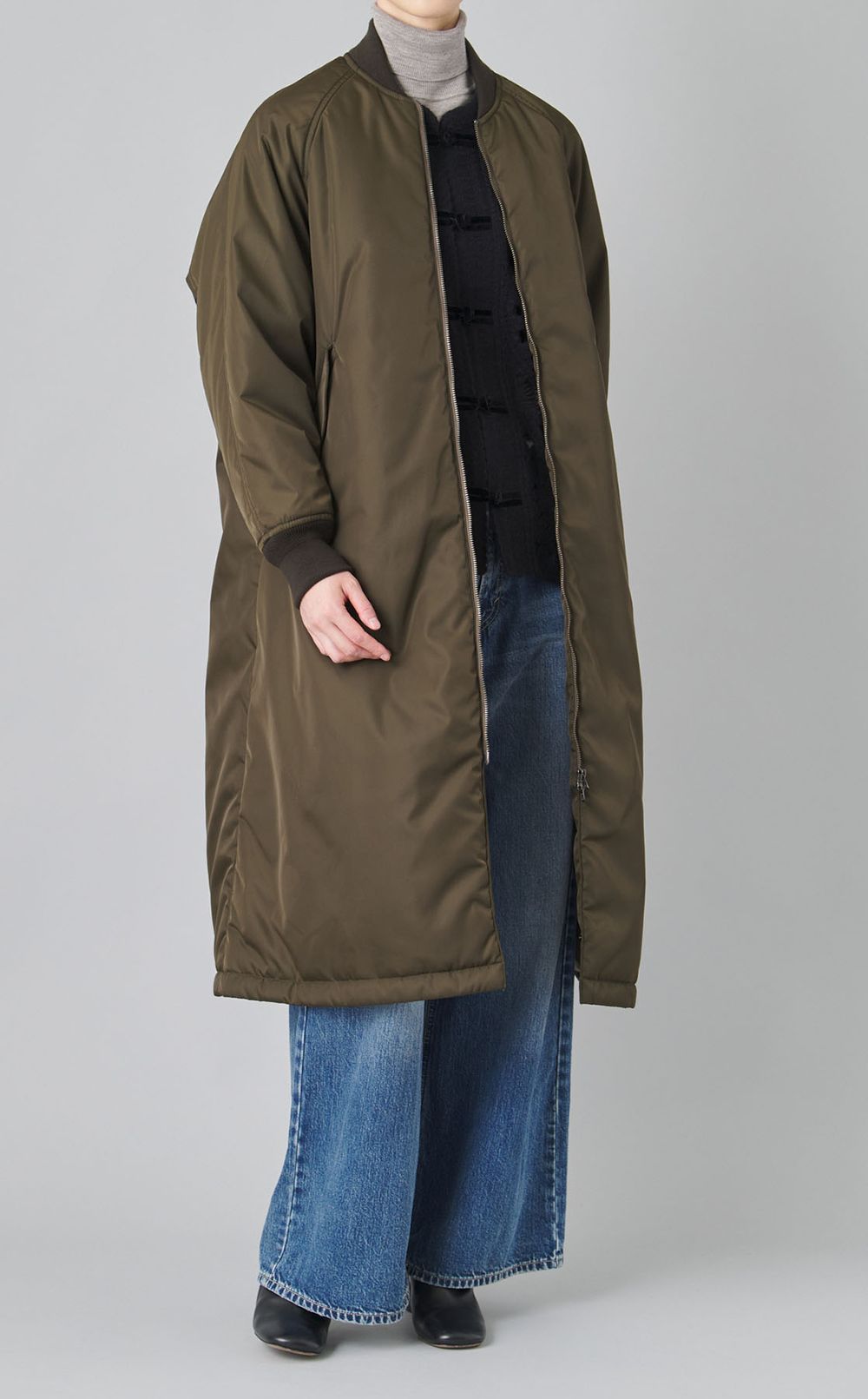 ロングMA-1コート