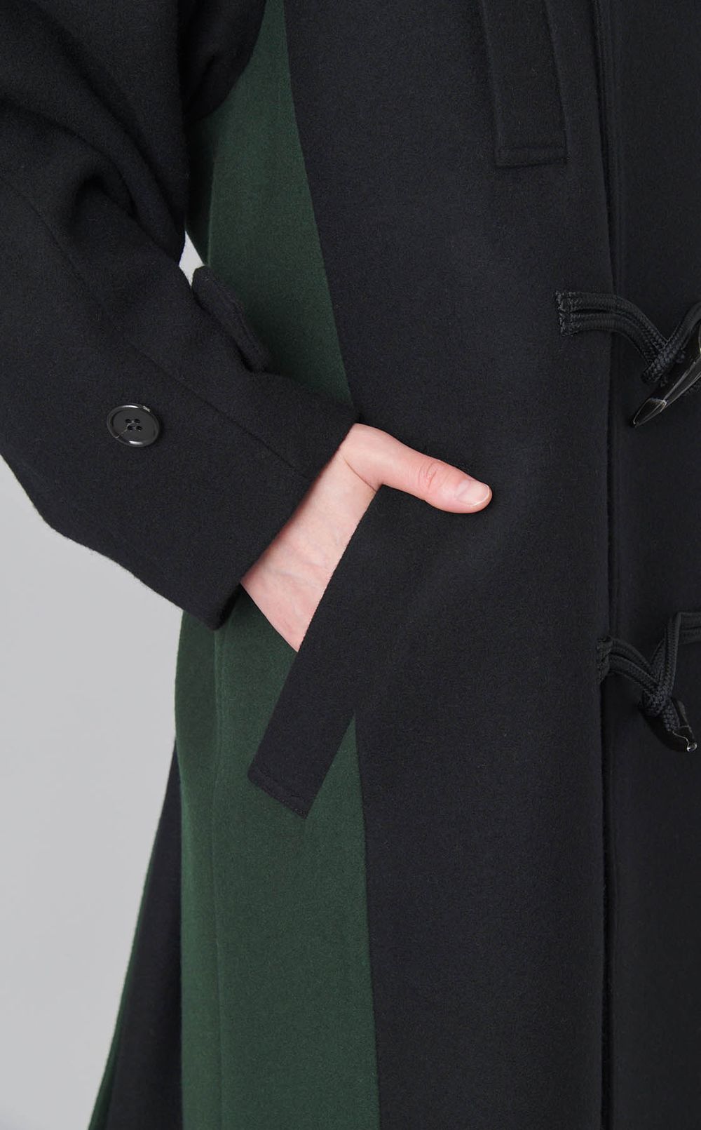 ウールダッフルPコート