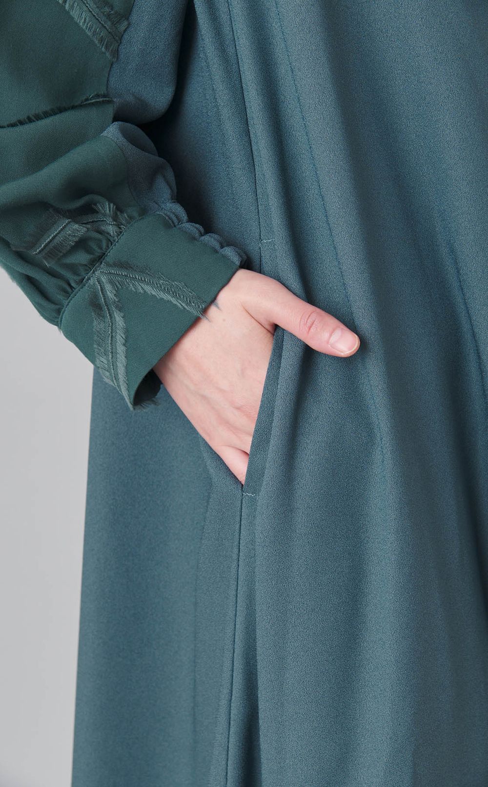 クロスタックシャツワンピース