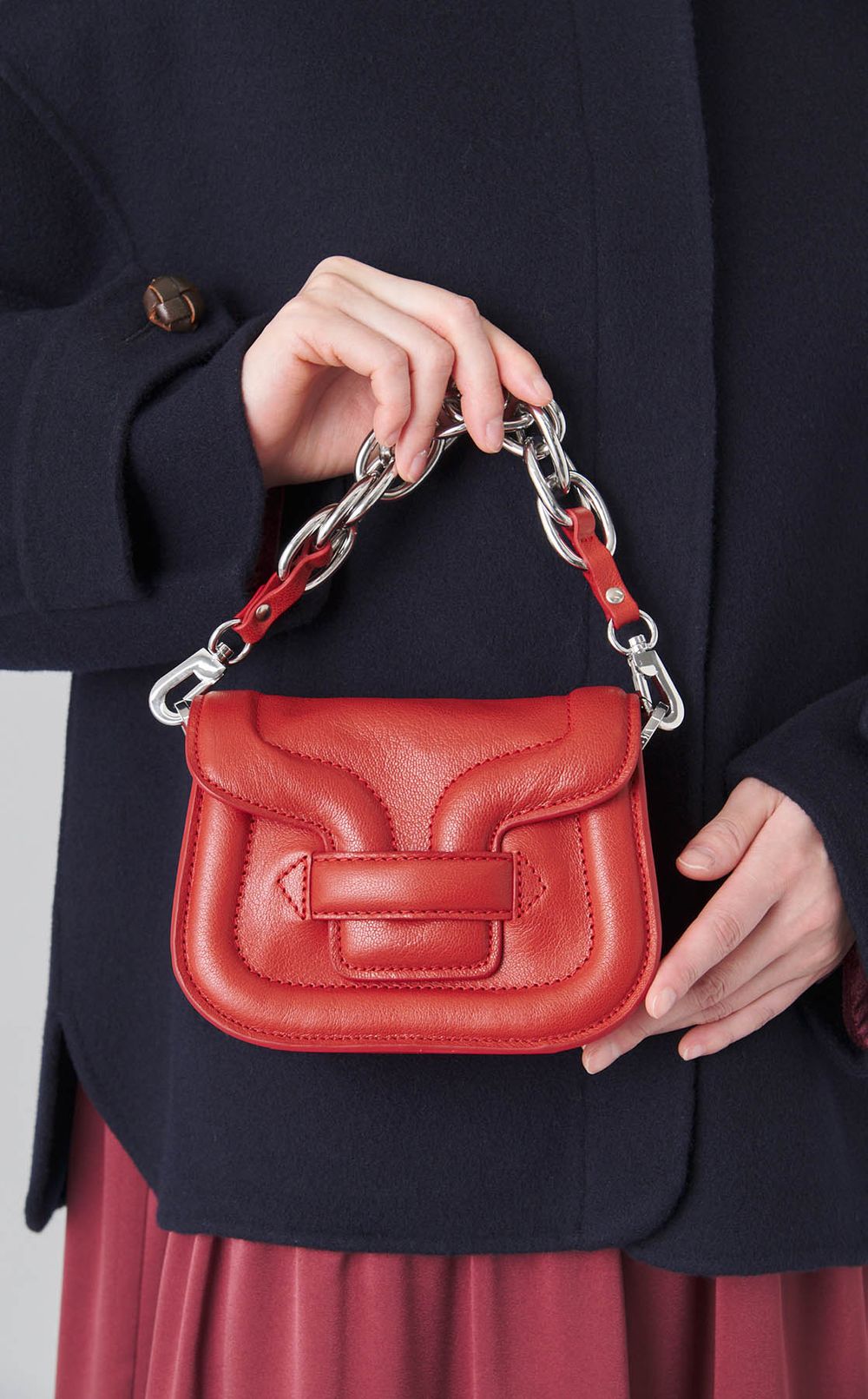 2wayレザーミニバッグ