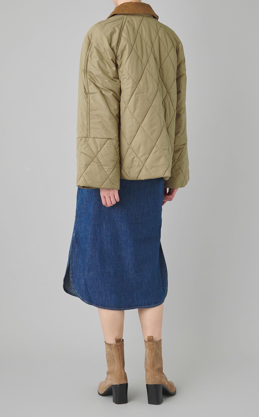 キルティングショートブルゾン