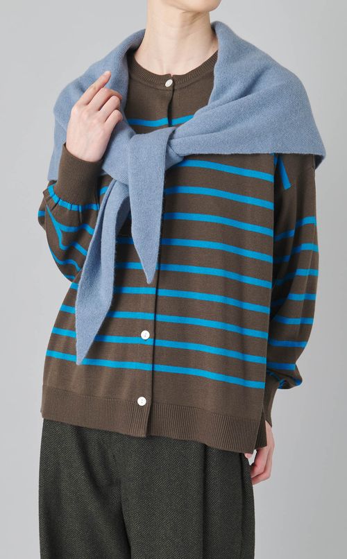 トライアングルカシミヤニットストール