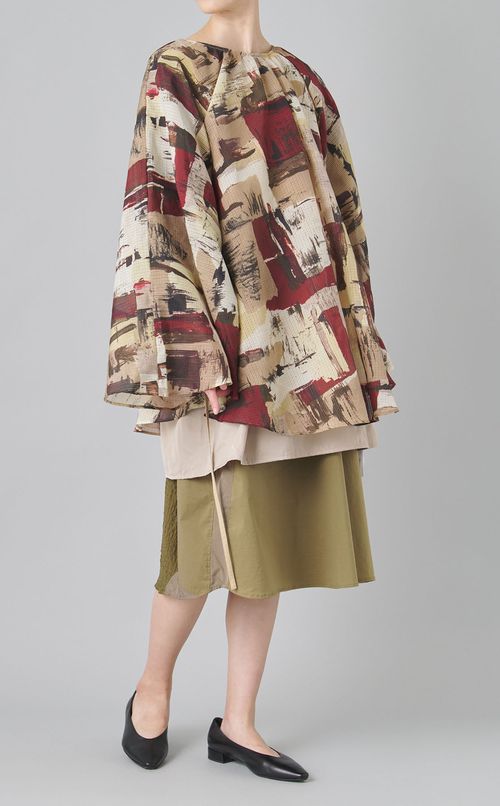 【reADdress】レイヤードシフォンワンピース