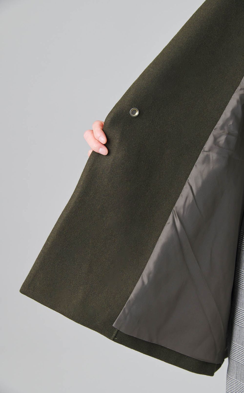 オーバーサイズスリーブレスコート